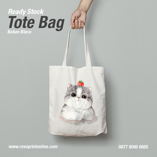 Tote Bag Karakter Kucing