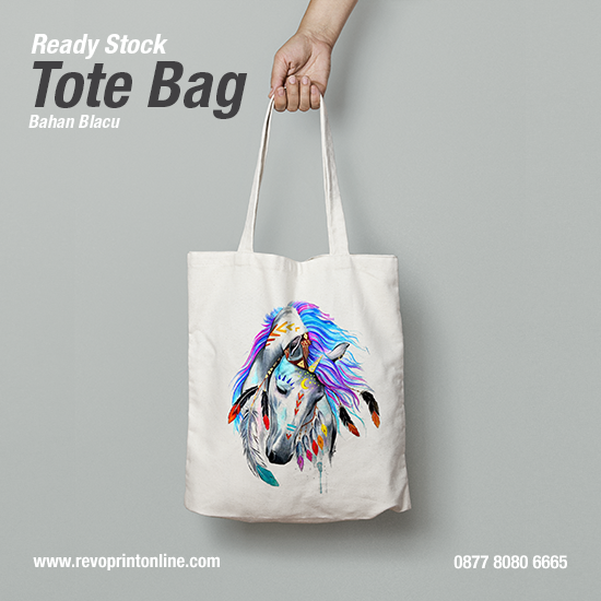 Tote Bag WPAP Art Kuda Pony