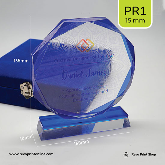 Piala/Plakat Akrilik 15 mm PR-01