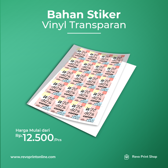Cetak Stiker Tanpa Cutting Vinyl Chromo Metalized Revo Print Online
