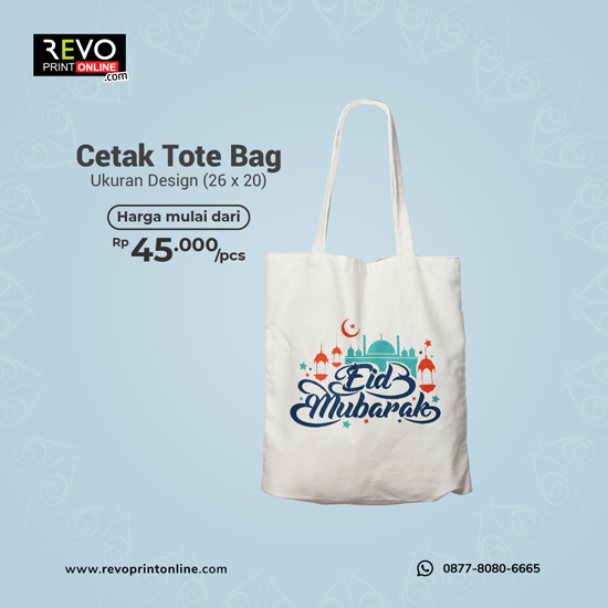 Ukuran tote bag on sale