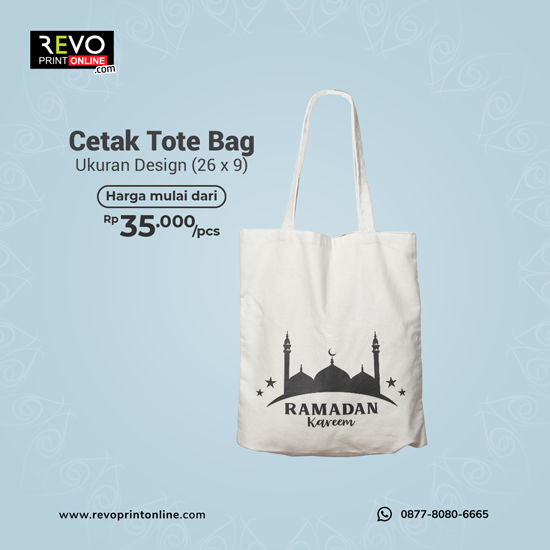Tote Bag Custom Design ( 26 x 9 cm )