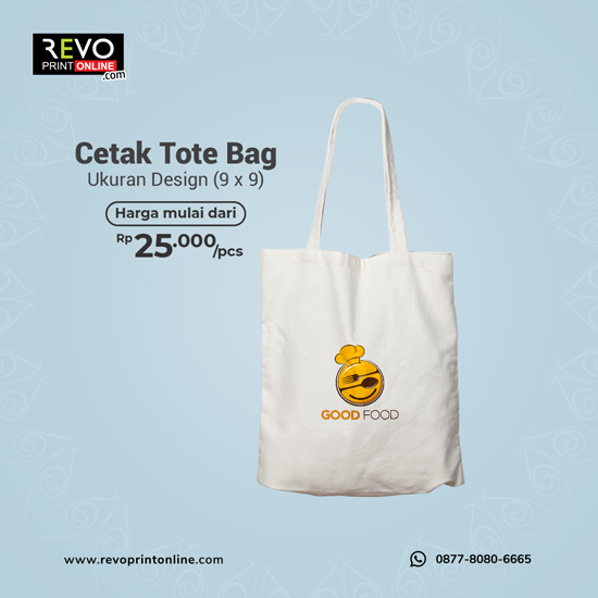Tote Bag Custom Design ( 9x9 cm )