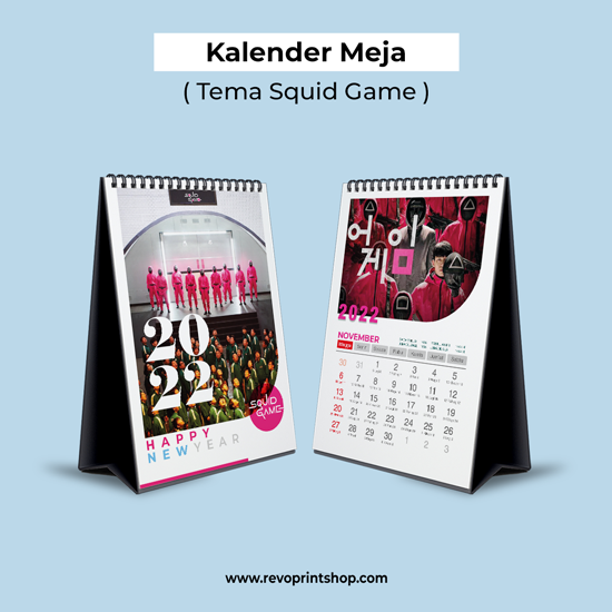 Kalender Meja Unik | Squid Game