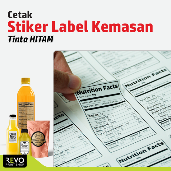 Stiker Label A3+ (Tinta Hitam)