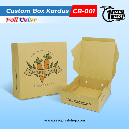 Packaging Box Kardus - Print Warna