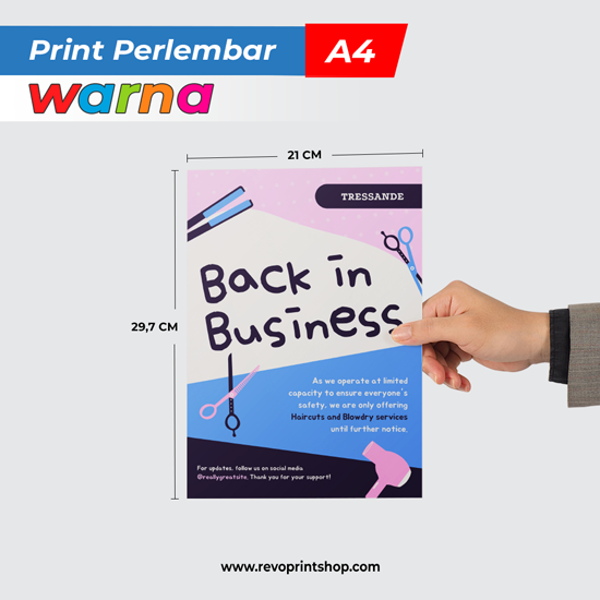 Print Warna Perlembar A4