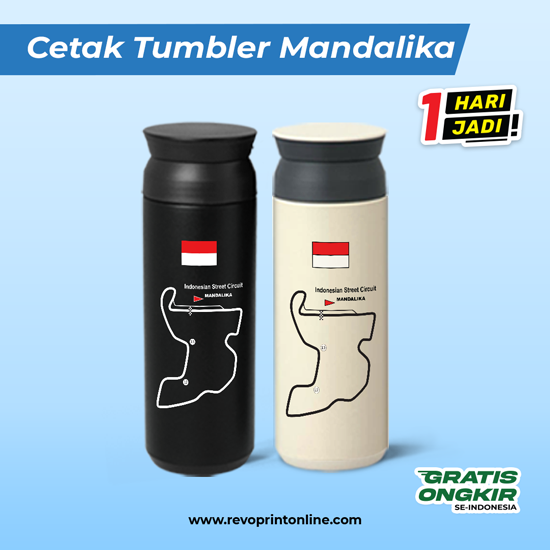 Cetak Tumbler Pertamina Mandalika