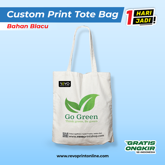 Tote Bag Kain Blacu (Goodie Bag Kain)