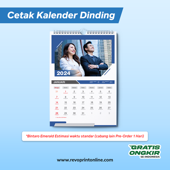Kalender Dinding Custom