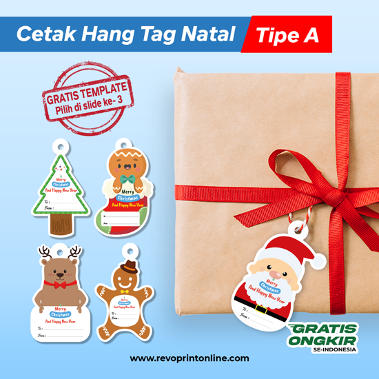 Hang Tag Natal Cute | Hang Tag Christmas Lucu