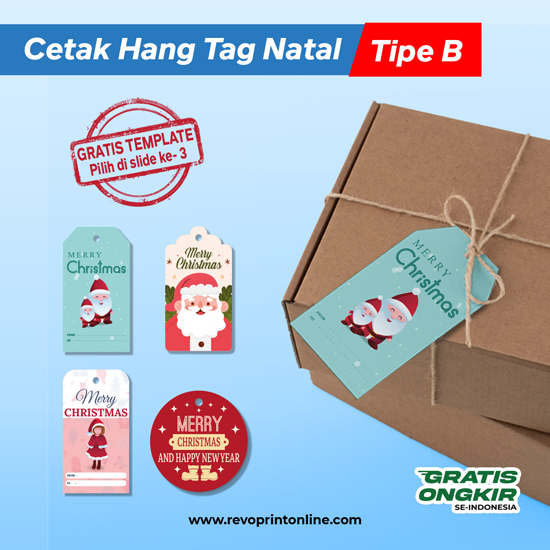 Hang Tag Natal | Hang Tag Hampers