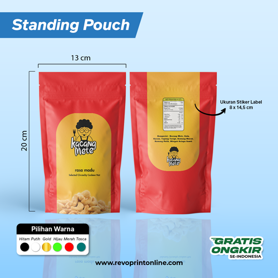 Ukuran pouch best sale