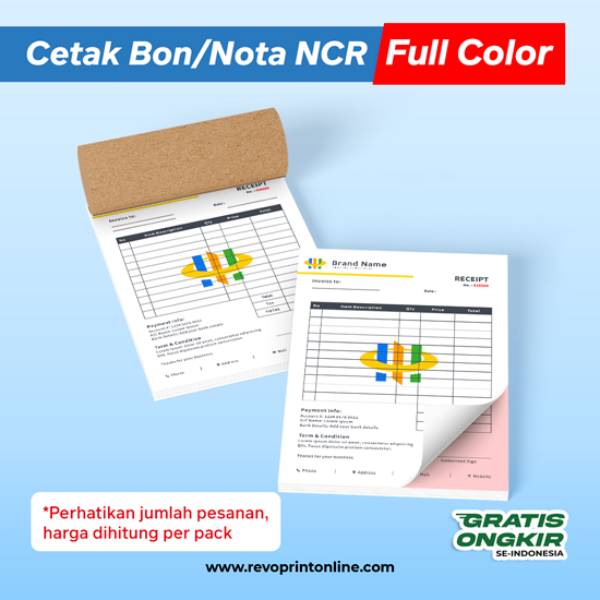 Cetak Bon/Nota NCR | Offset printing