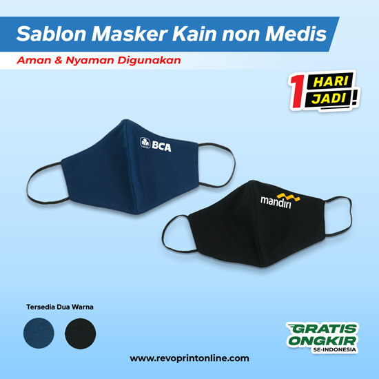 Sablon Masker Non Medis