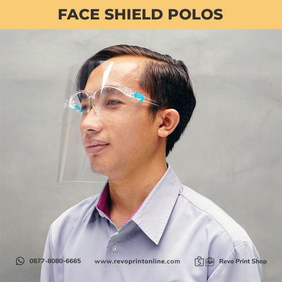Face Shield Kacamata Polos