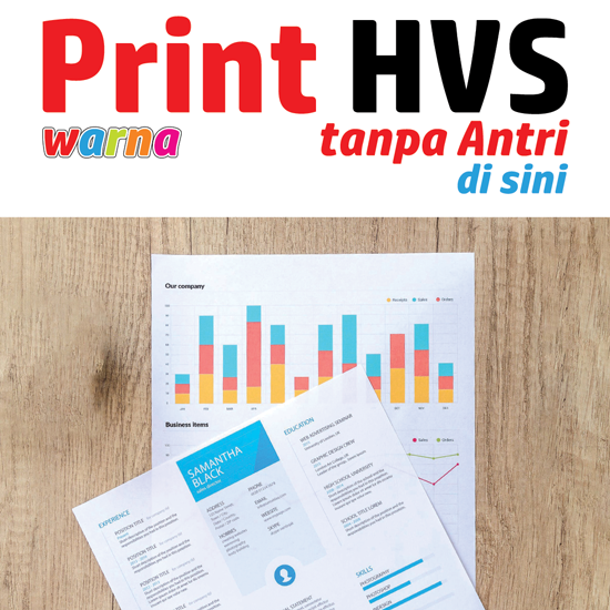 Print Dokumen Warna HVS