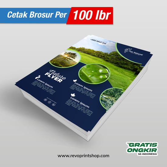 Cetak Brosur, Flyer  Per 100 lbr