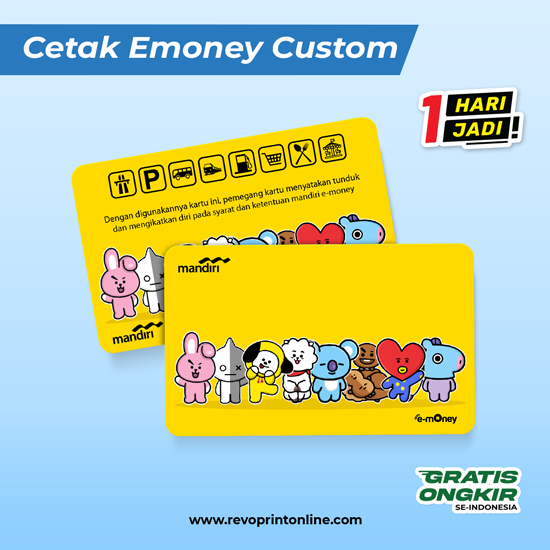 Cetak E-Money Custom