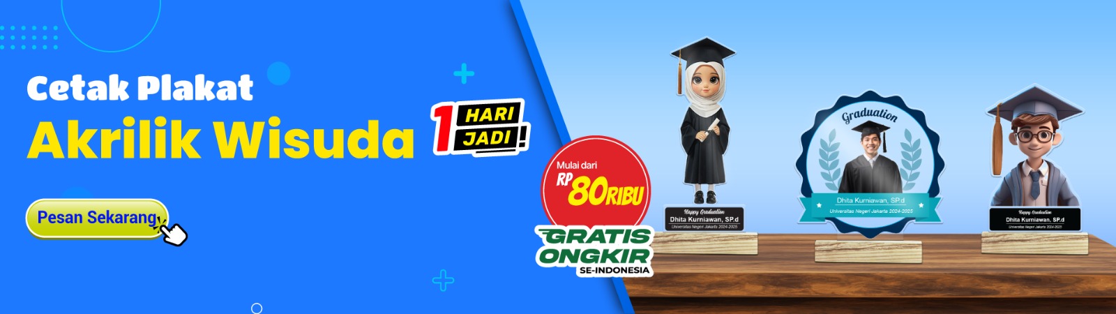 PLAKAT AKRILIK WISUDA